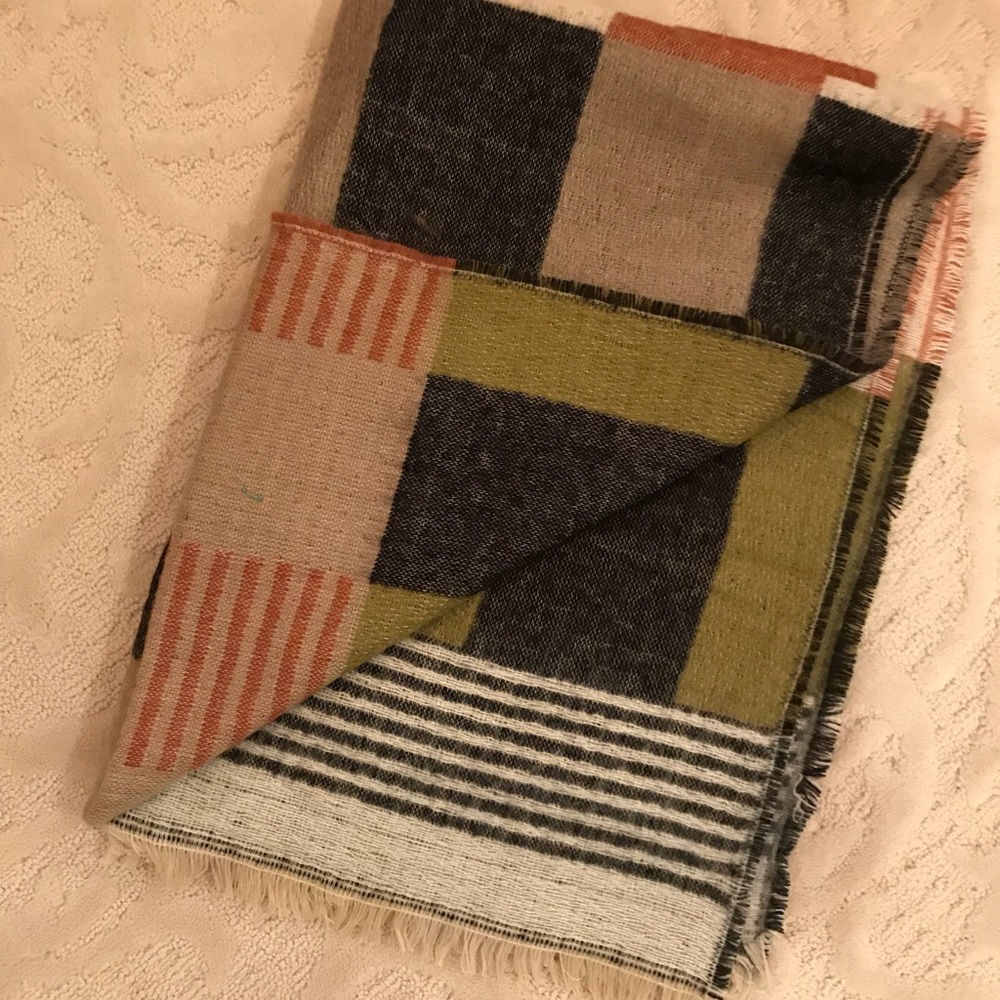 Oversized Multi-Colored Wrap